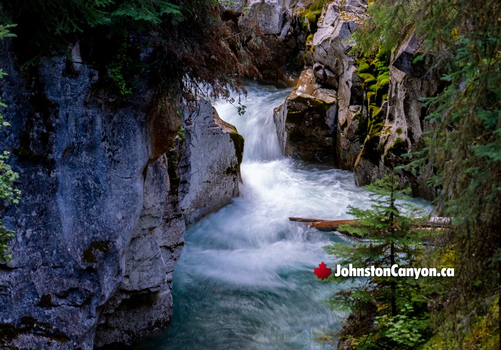 Lower Falls at Johnston Canyon in Banff